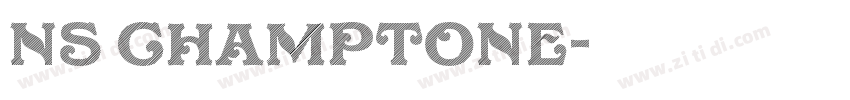 NS CHAMPTONE字体转换